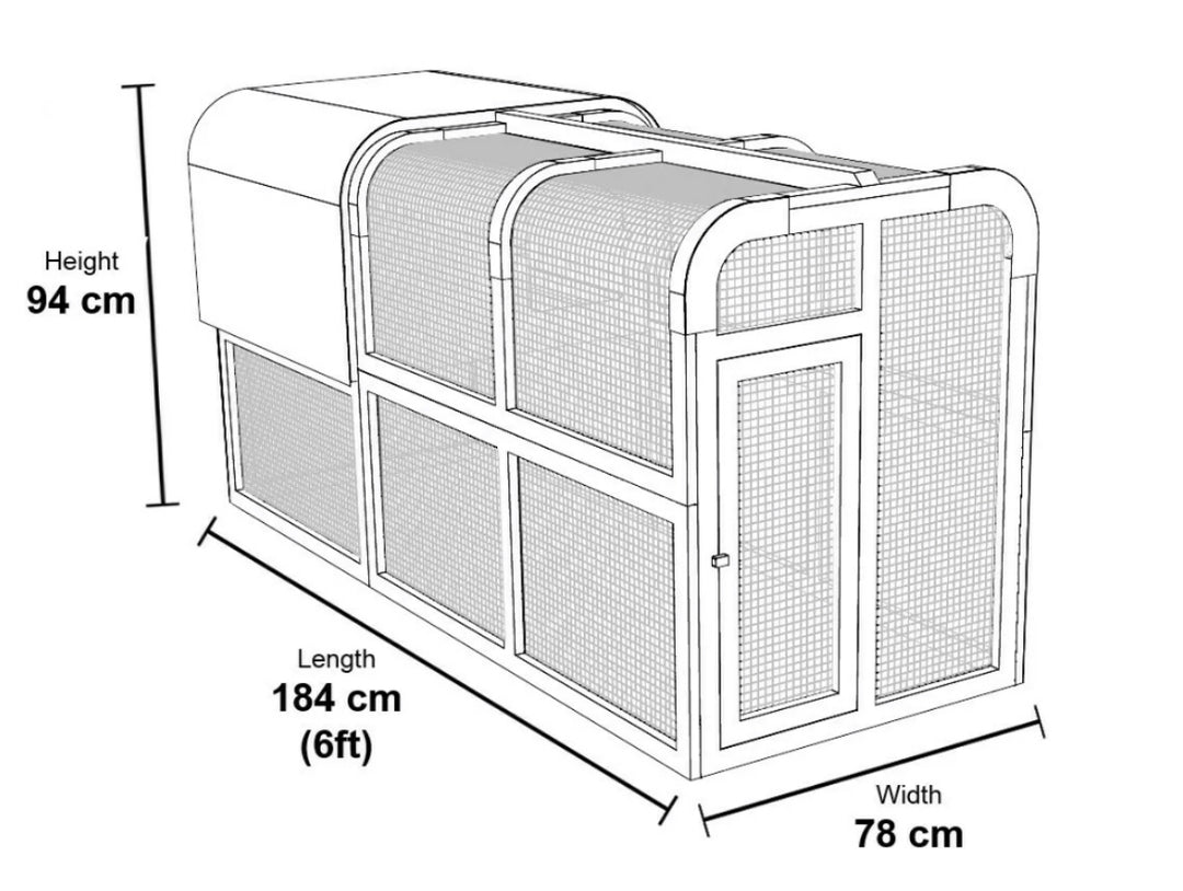 chicken coop and run dimensions